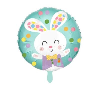 Spotty Bunny Round Balloon