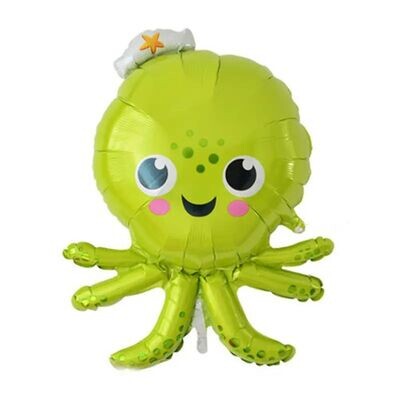 Green Octopus Balloon (XL)