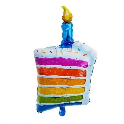 Rainbow Cake Slice Balloon (XL)