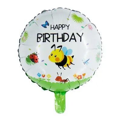 Happy Birthday Bee Balloon