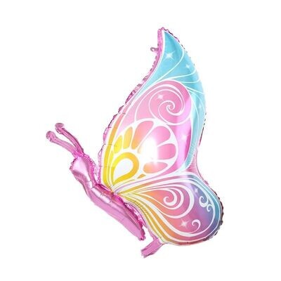 Pink Butterfly Balloon (XL)