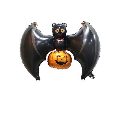 Flying Bat with Pumpkin Balloon (XL)
