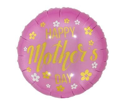Pink Happy Mothers Day Balloon
