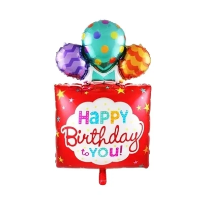 Red Happy Birthday Balloons (XL)