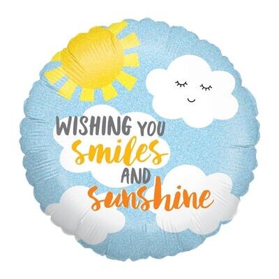 Wishing You Smiles and Sunshine Balloon