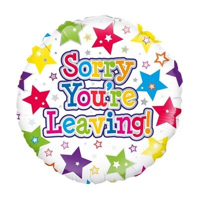 Sorry You Are Leaving Stars Balloon