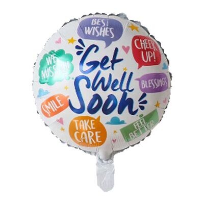 Get Well Soon Chatter Balloon