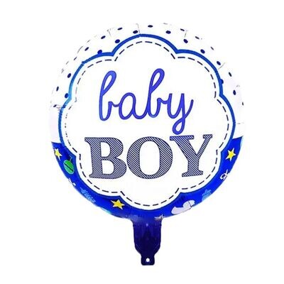 Blue Dots Baby Boy Balloon