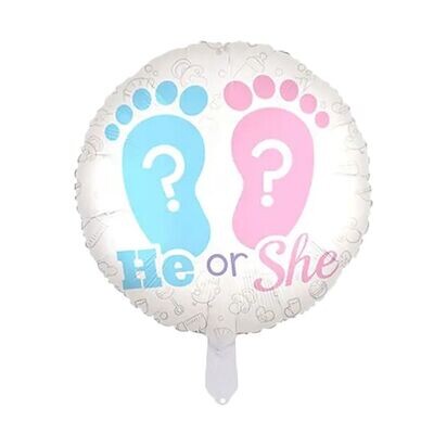 He or She Balloon