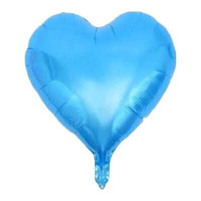 Mid Blue Heart Balloon