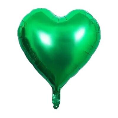 Bottle Green Heart Balloon