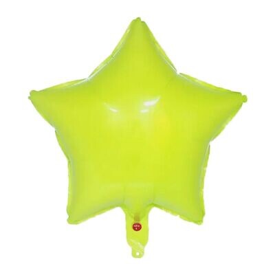 Lime Green Star Balloon