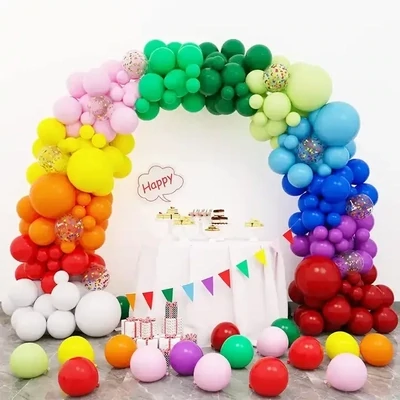 FULL Balloon Arch - Rainbow