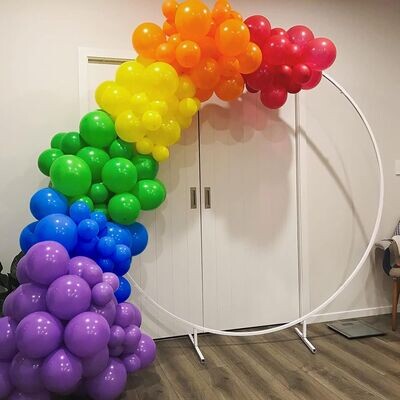HALF Balloon Arch - Rainbow