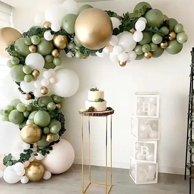 Sage and Gold Ready-Made Balloon Displays