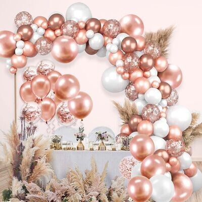 Rose Gold Ready-Made Balloon Displays