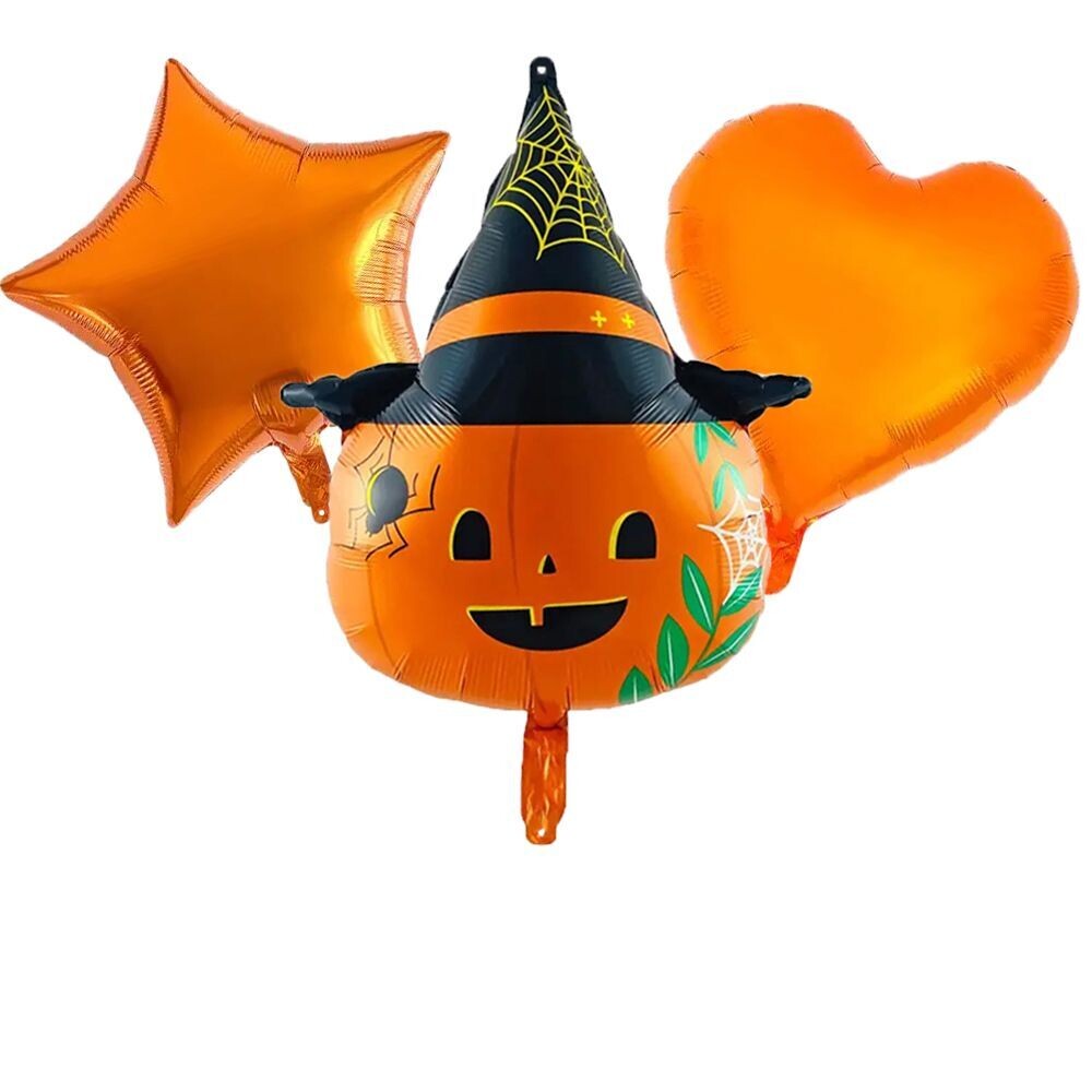 Pumpkin with a Hat Balloons, Build a Helium Filled Bunch: Add 2 balloons, Supersize Bunch: No Extras