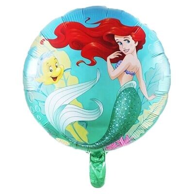 Ariel and Flounder Balloon