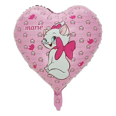 Marie Cat Heart Balloon