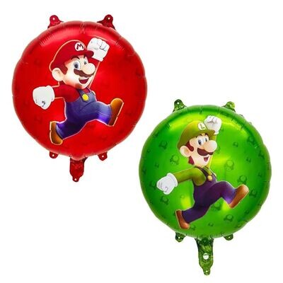 Mario and Luigi Round Balloon