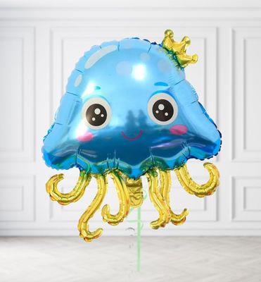 Blue Jellyfish Balloons