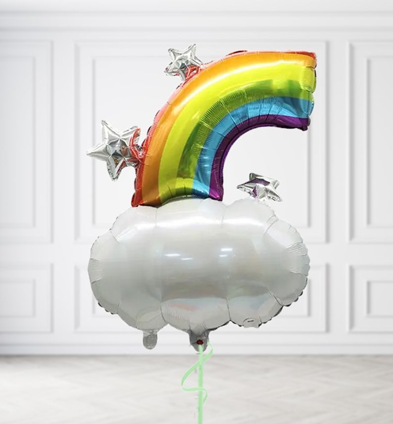 Half Rainbow Balloons