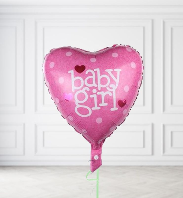 Mid Pink Baby Girl Balloons