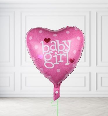 Mid Pink Baby Girl Balloons