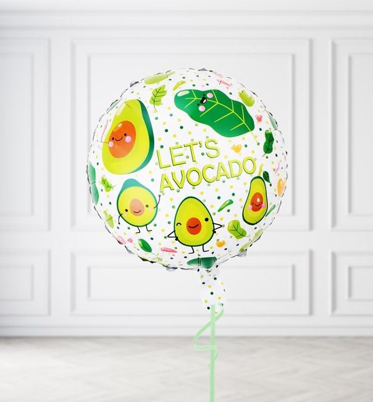 Avocado Round Balloons