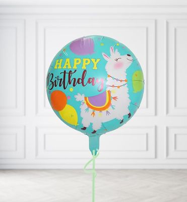 Llama Happy Birthday Balloon