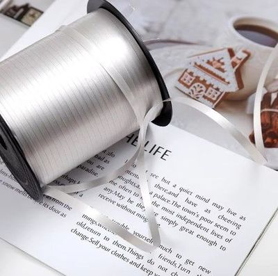 Silver Balloon Ribbon