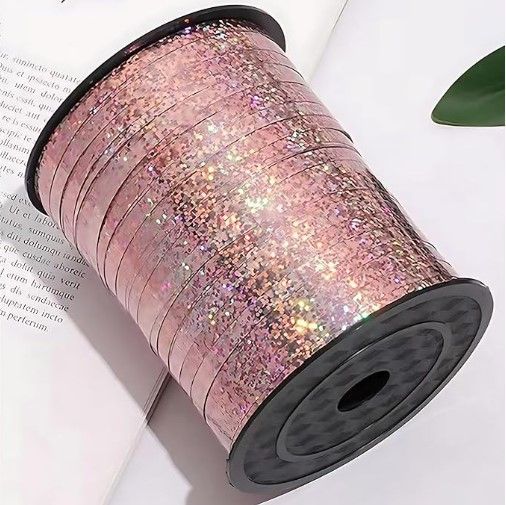 Rose Gold Metallic Foil Balloon Ribbon
