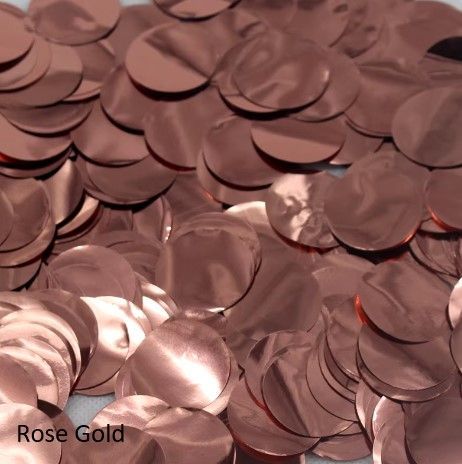 Rose Gold Metallic Foil Balloon Confetti