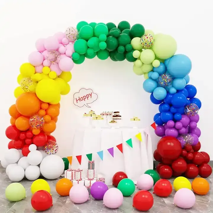 Rainbow Themed Ready-Made Balloon Displays