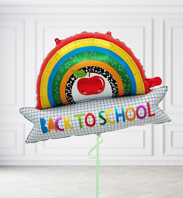 Back to School Rainbow Balloon