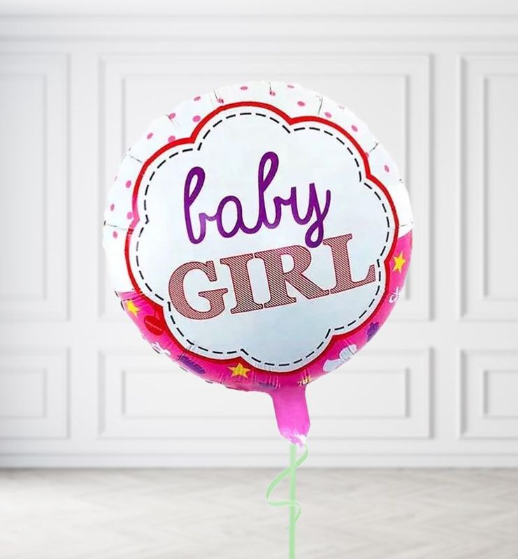 Pink Dots Baby Girl Balloons