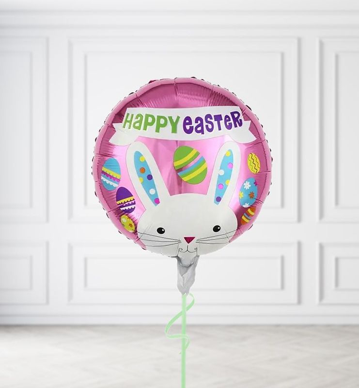 Pink Happy Easter Balloon