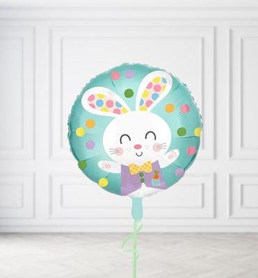 Spotty Bunny Round Balloons