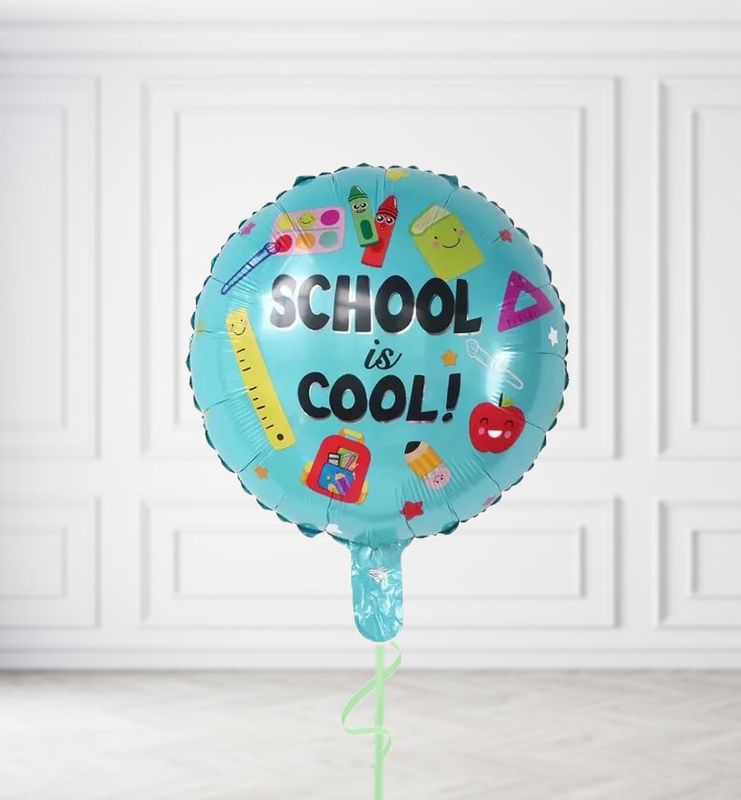 Teal Cool School Balloons
