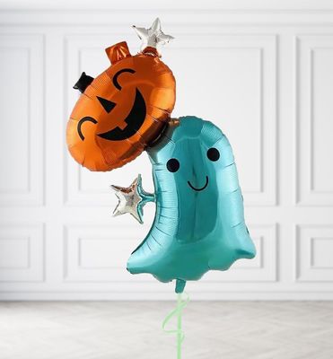 Teal Ghost Balloons