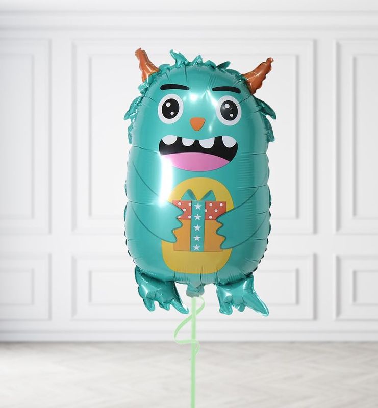 Teal Monster Balloons