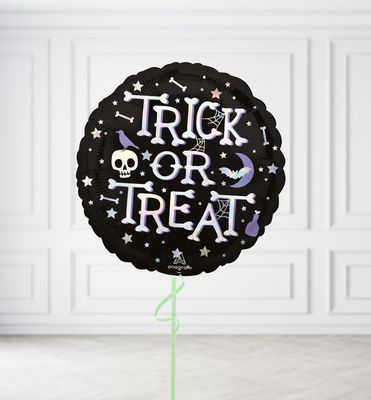 Trick or Treat Holographic Balloons