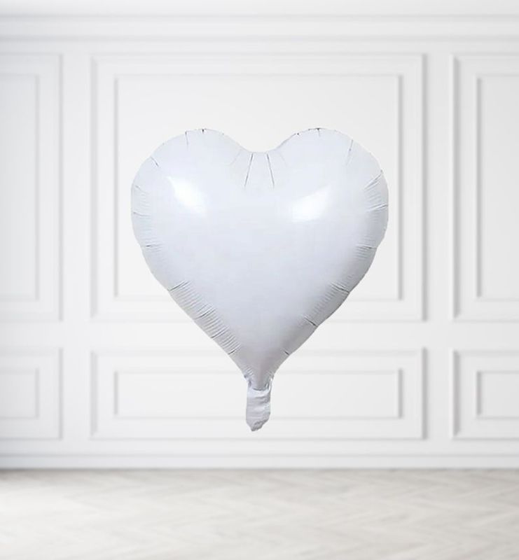 White Heart Balloon