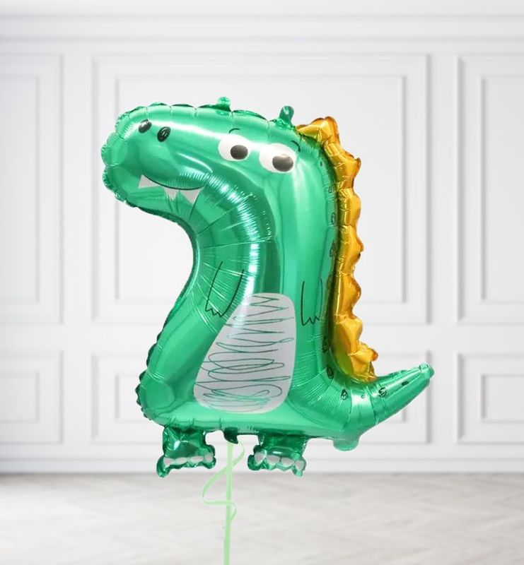 Green T Rex Balloons