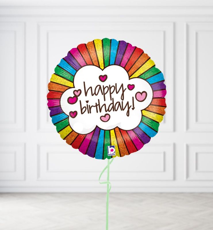 Happy Birthday Colours Balloons
