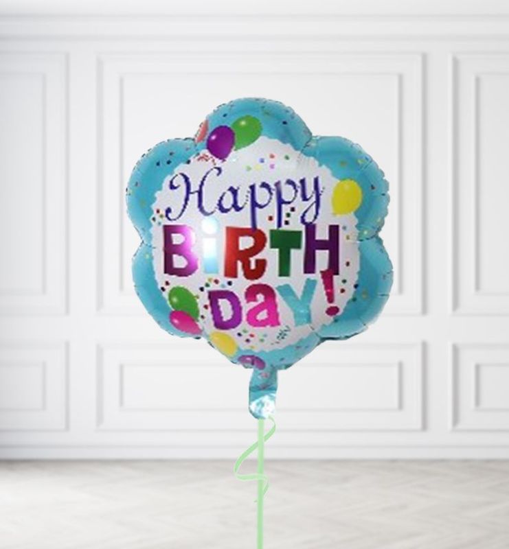 Happy Birthday Flower Balloons