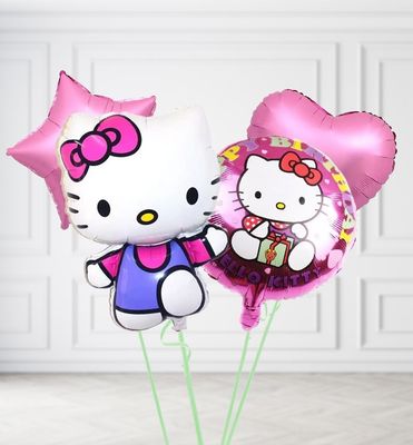 Purple Hello Kitty Duo Balloons