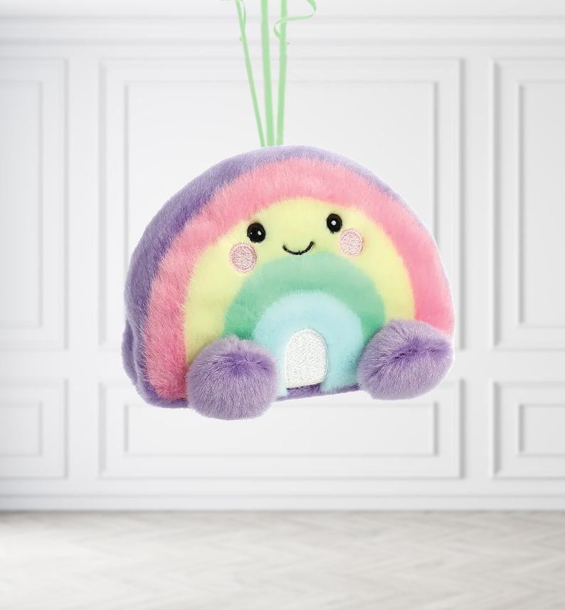 Rainbow Plush Balloon Weight