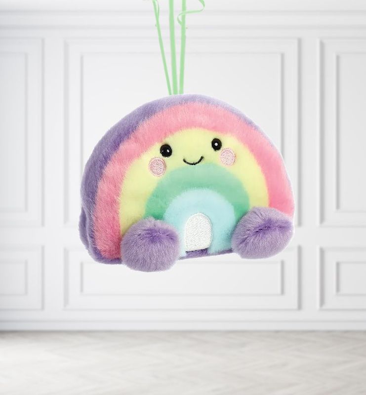 Rainbow Plush Balloon Weight