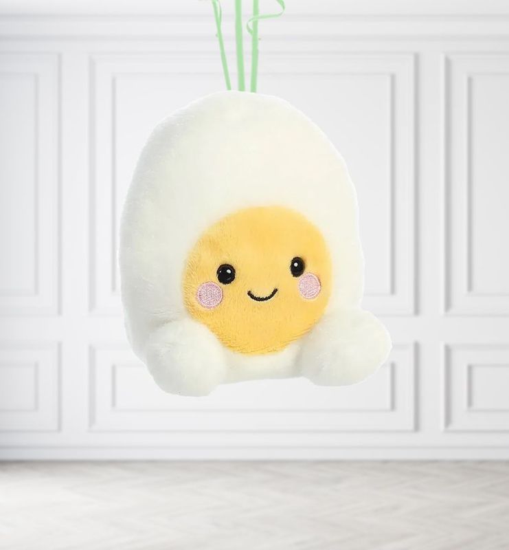 Boiled Egg Plush Balloon Weight